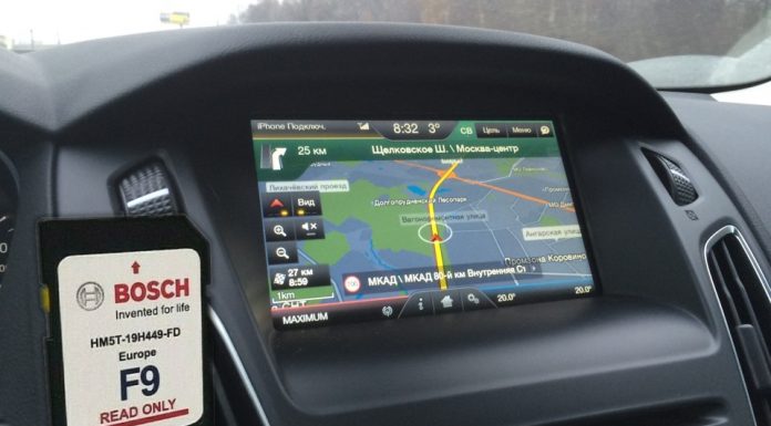 Карты навигации Ford F9 с русским голосовым пакетом F9 для SYNC2 Навигация Форд SYNC2